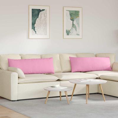 VidaXL Sofa kussens 2 pcs roze 120 x 40 cm stof