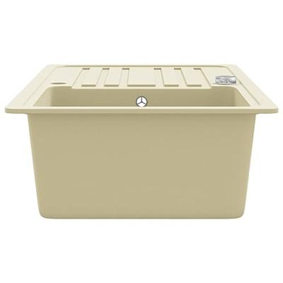 Gootsteen enkele bak graniet beige Gootsteen enkele bak graniet beige
