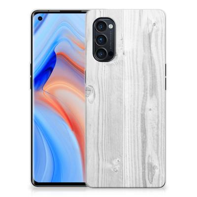 OPPO Reno4 Pro 5G Bumper Hoesje White Wood