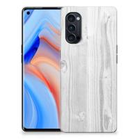 OPPO Reno4 Pro 5G Bumper Hoesje White Wood - thumbnail