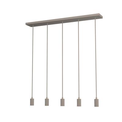 Segula Zand bruine hanglampMadox 5-lichts recht - SG-70668