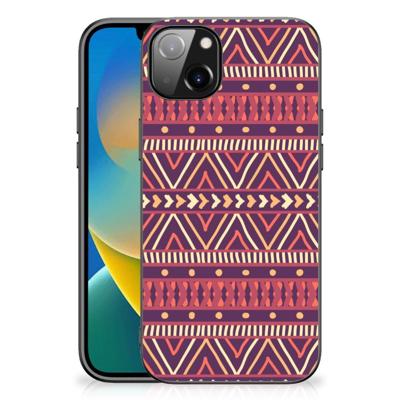 iPhone 14 Plus Back Case Aztec Paars
