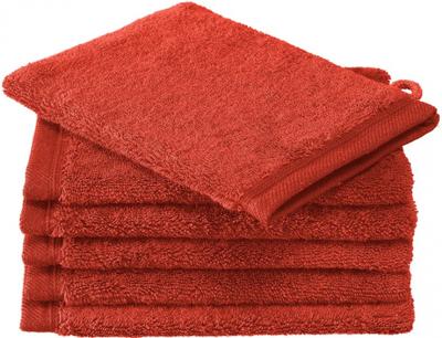 De Witte Lietaer washandjes Contessa 16 x 22 cm oranje 6 stuks