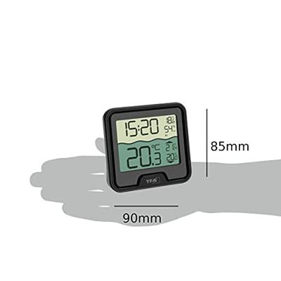 TFA Dostmann Marbella 30.3066.01 Zwembadthermometer Zwart