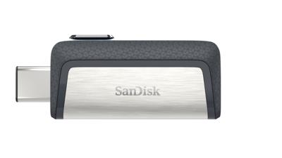 Sandisk Ultra Dual Drive USB-stick 3.1 - USB en USB-C - uitschuifbaar - 128GB