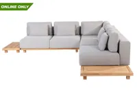 Paradiso loungeset met teak bijtafels - thumbnail