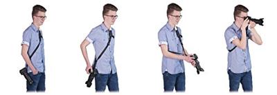 Kaiser Fototechnik 6760 Action Strap Snelschot cameratragband met lengte 120-160 cm