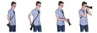 Kaiser Fototechnik 6760 Action Strap Snelschot cameratragband met lengte 120-160 cm - thumbnail