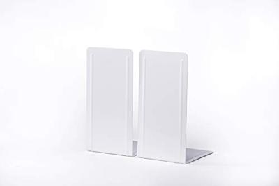 MAUL ordner- boekensteun metaal 24X12x24cm set van 2 stuks wit