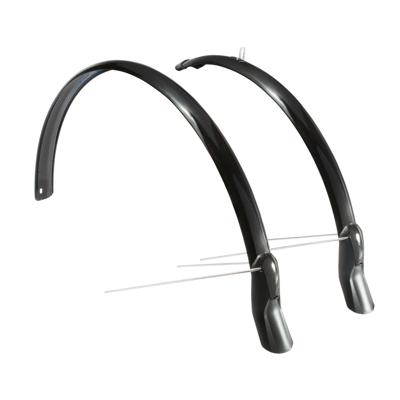 Eurofender Spatbordset scatto 28" x 51 mm - zwart