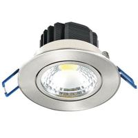 LED Inbouwspot Lila 5W - Helder/Koud Wit 6400K - Mat Chroom - Ø83mm - thumbnail