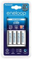 Panasonic oplader + 4 x Panasonic Eneloop AA batterijen - thumbnail
