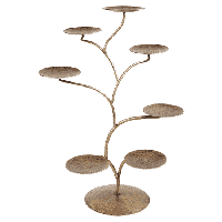 Chakra Lotus Display Metaal - thumbnail