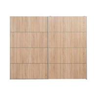 Schuifdeurkast Verona XL - eikenkleur - 200,4x242,7x59 cm - thumbnail