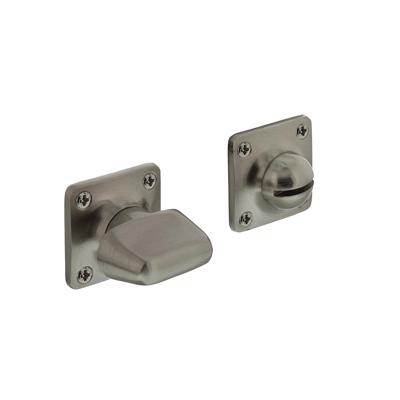 Rozet WC vierkant basic nikkel mat