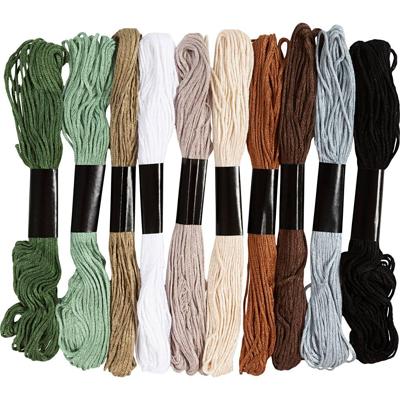 Creativ Company Borduurgaren, dikte 1 mm, natuurlijke kleuren, 10x8 m/ 1 doos