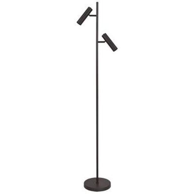 Freelight Vloerlamp Undici 2 lichts H 150 cm zwart