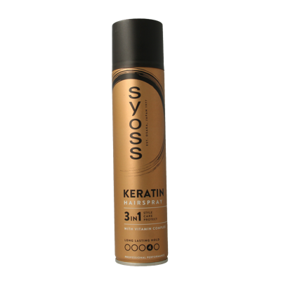 Syoss 3in1 Keratin Hairspray Hold 4