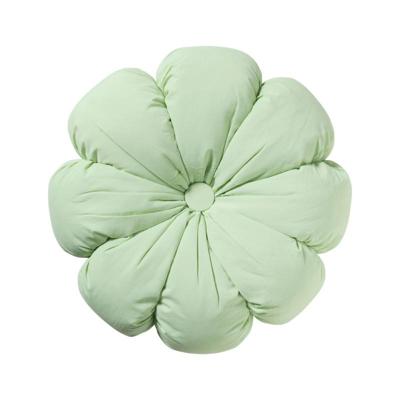 Kussen bloem - groen - ø42 cm