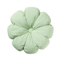 Kussen bloem - groen - ø42 cm - thumbnail