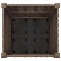 Plantenbak verhoogd 40x40x38 cm polypropyleen - thumbnail