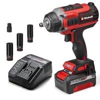 Einhell Professional IMPAXXO 18/450 4510074 Accu-slagmoersleutel 450 Nm 18 V Aantal meegeleverde accus: 1 4 Ah Li-ion Brushless, Incl. accu, Incl. lader - thumbnail