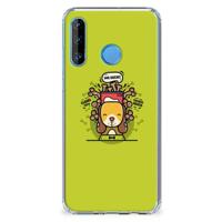Huawei P30 Lite Stevig Bumper Hoesje Doggy Biscuit - thumbnail