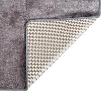 Vloerkleed wasbaar anti-slip 400x300 cm grijs - thumbnail
