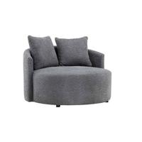 Nohr Loveseat 'Keeli' Teddy, kleur Grijs - thumbnail
