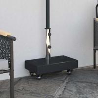 Parasolvoet Zwart 45 x 25 x 45 cm Graniet, staal - thumbnail