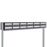 Allux Hive Set 6-Breed, 2-Hoog Op Statief Zwart - 40030070_6x2s - thumbnail