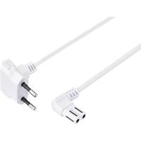 Sygonix SY-5043434 Stroom Netkabel Wit 1.50 m - thumbnail