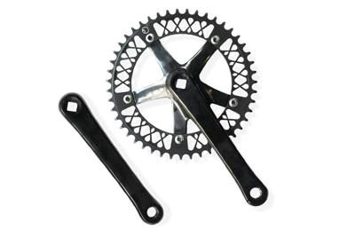 Factory Five Lattice 48T Crankset - Zwart Factory Five Lattice 48T Crankset - Zwart