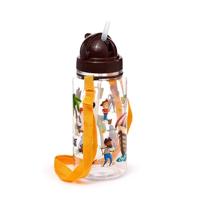 Ecozen Kinder Waterfles 450ml Flip Straw Jolly Rogers Piraat - thumbnail