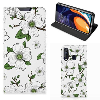 Samsung Galaxy A60 Smart Cover Dogwood Flowers Samsung Galaxy A60 Smart Cover Dogwood Flowers