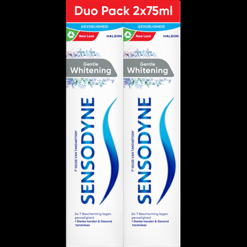 Sensodyne Gentle Whitening Tandpasta Duo Pack 2 x 75 ML bij Jumbo