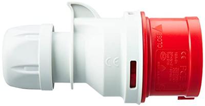 Kopp CEE stekker IP44 5P 16A 400V rood Kopp CEE stekker IP44 5P 16A 400V rood
