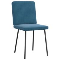 Eetkamerstoelen 4 st fluweel blauw - thumbnail