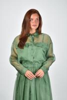Weekend Max Mara blouse Colomba 063 green - thumbnail