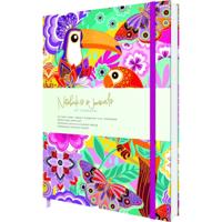 Car Pintos Birds, Butterflies & Flowers Notitieboek - thumbnail