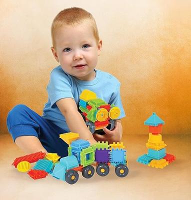 Boti Bloko nopper bouwblokken met figuur, 31dlg.