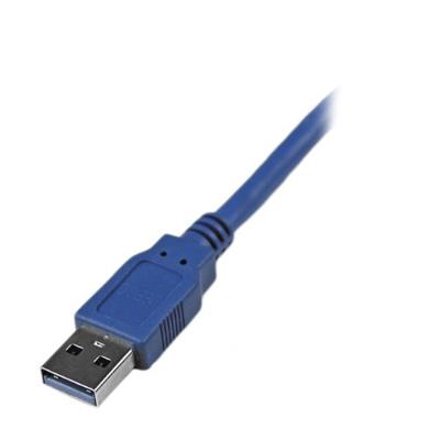 Garantieverlengkabel USB 3.0 type A/type A (m/F, 1,8 m) 1,8 m blauw