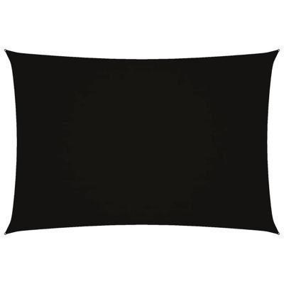 Zonnescherm rechthoekig 3x5 m oxford stof zwart