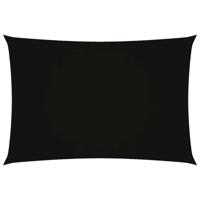 Zonnescherm rechthoekig 3x5 m oxford stof zwart - thumbnail