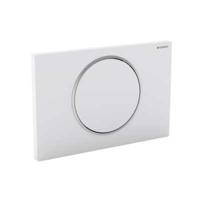 Geberit Sigma 10 bedieningspaneel chroom/mat chroom voor Sigma reservoirs 8cm (UP720) en 12cm (UP320) - thumbnail
