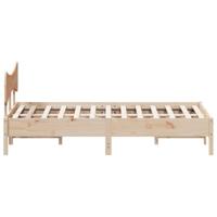 Bedframe zonder matras massief grenenhout 120x190 cm - thumbnail