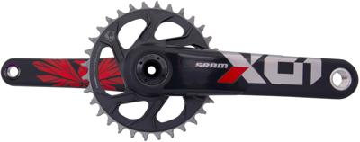SRAM crankstel "x01 eagle" crankset x01 eagle 32t 170mm oxy red