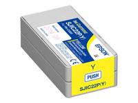 Originele inkt cartridge Epson SJIC22P(Y) Geel - thumbnail