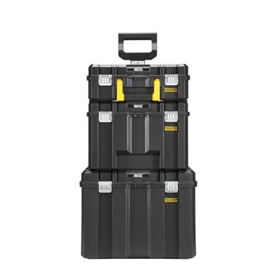 Stanley fatmax pro-stack 3 in 1 moduleerbare opbergkoffers gereedschapsbox (zwart/geel)