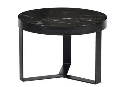 Livingfurn - Bijzettafel Glennis - 50x50x35cm - Marmer Livingfurn - Bijzettafel Glennis - 50x50x35cm - Marmer